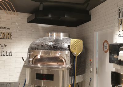 Design total d’un restaurant, matériel de cuisine et mobilier – Pizza Cosy Villeurbanne